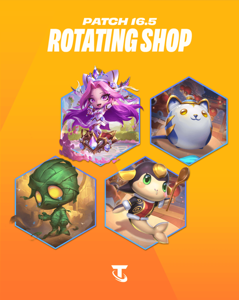 Patch 16.5's rotating shop (Image via Riot Games)