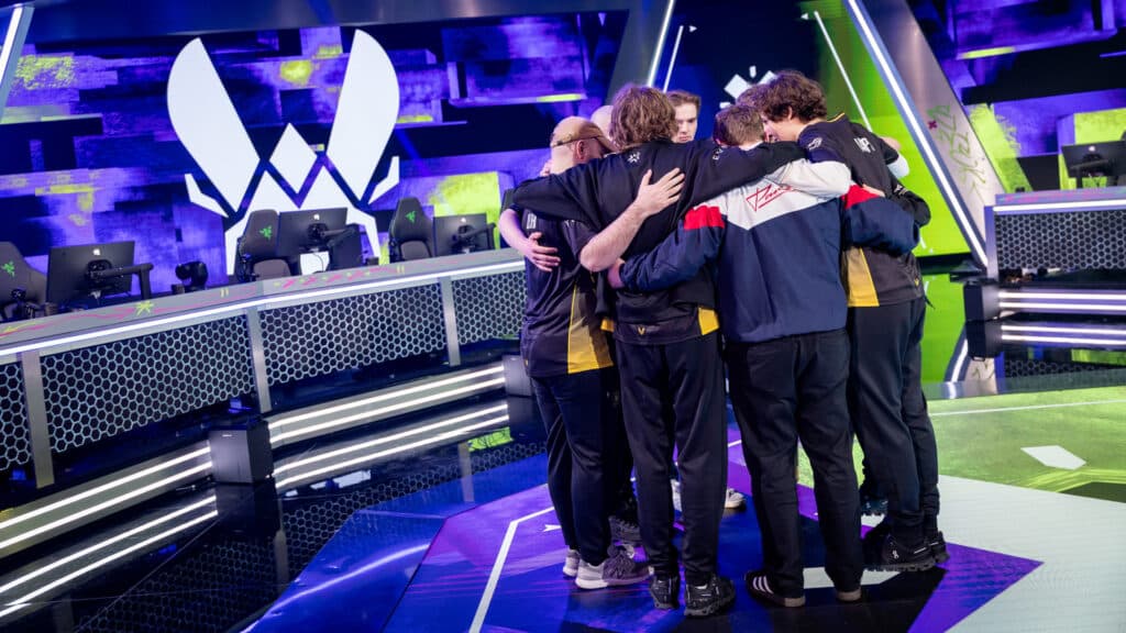 Team Vitality was eliminated from the VCT EMEA Kickoff 2026 (Image by Wojciech Wandzel/Riot Games)
