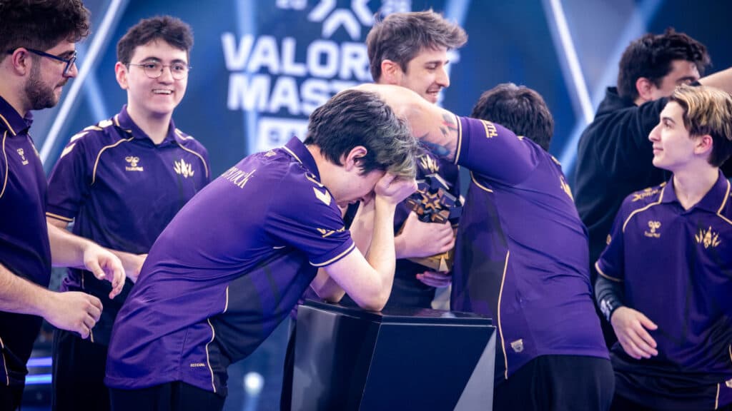 BBL rock crying after their victory (Image via Wojciech Wandzel | Riot Games)