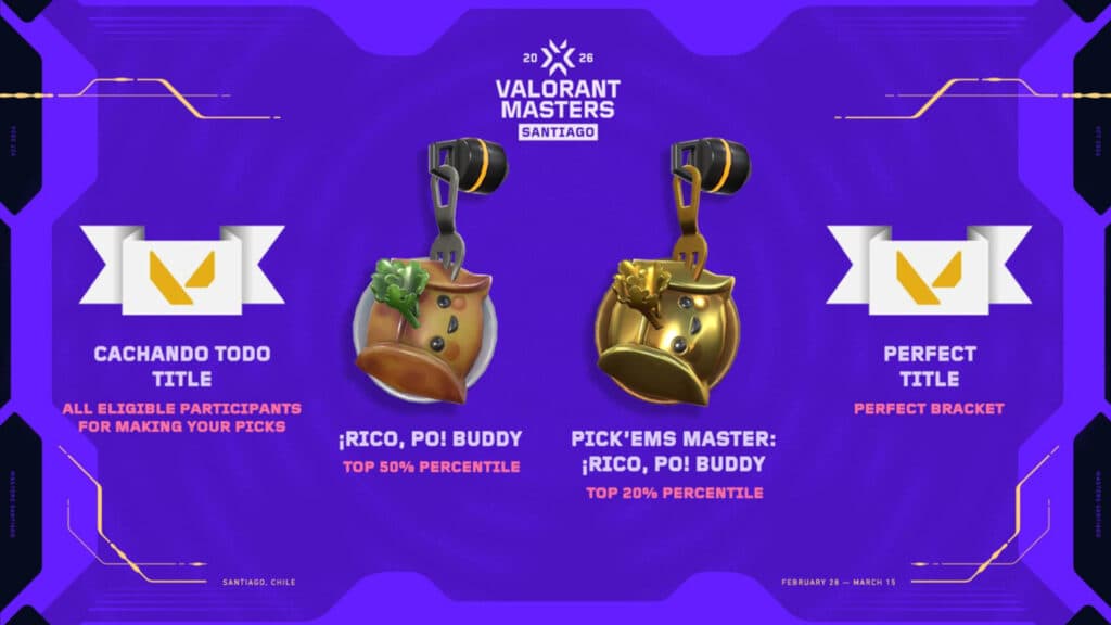 VALORANT Masters Santiago Pick'Ems (Image via Riot Games)