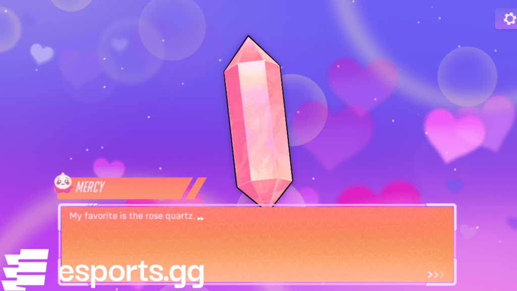 Mercy likes collecting crystals (Screenshot via esports.gg)