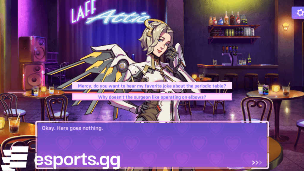 Mercy in Loverwatch (Screenshot via esports.gg)