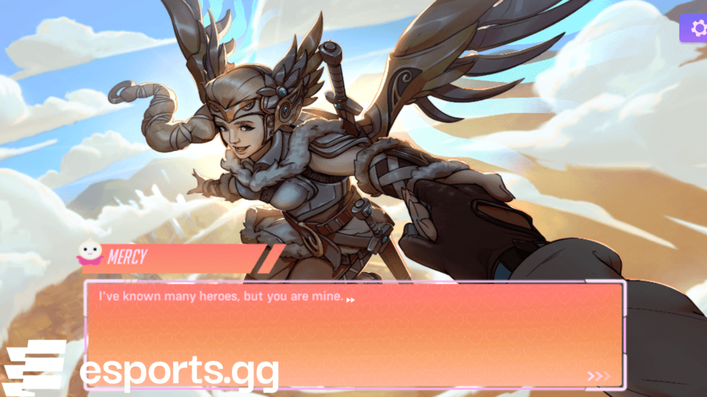 Mercy's ending (Screenshot via esports.gg)