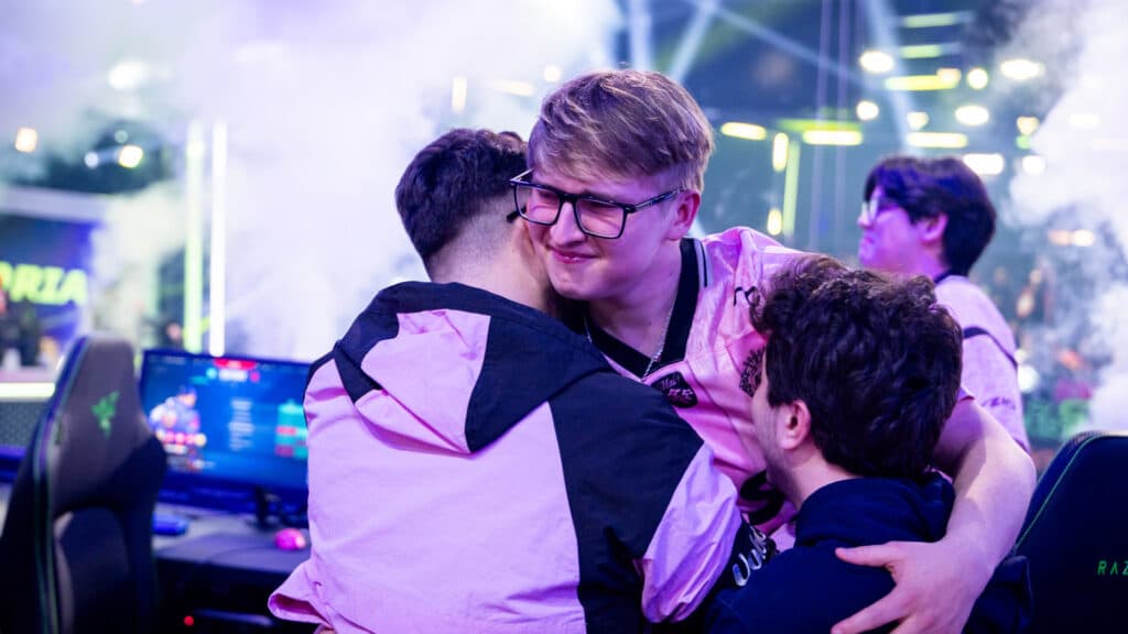 M8 starxo after defeating Fnatic and securing the international qualification (Image via Wojciech Wandzel | Riot Games)