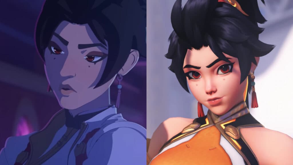 Anran in Overwatch (Images via Blizzard Entertainment)