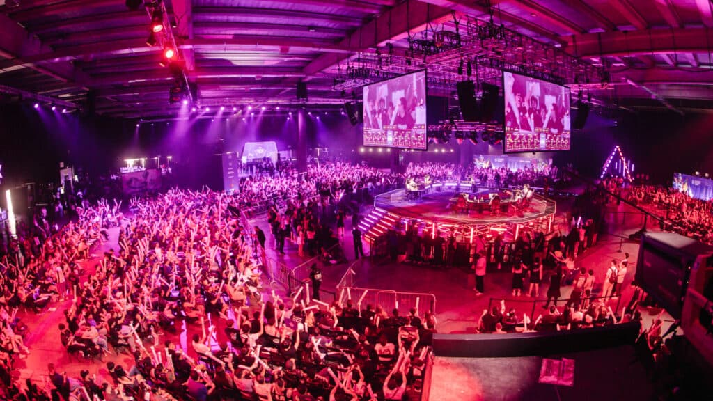 Masters Santiago crowd on the first day of the event (Image by Colin Young-Wolff/Riot Games)
