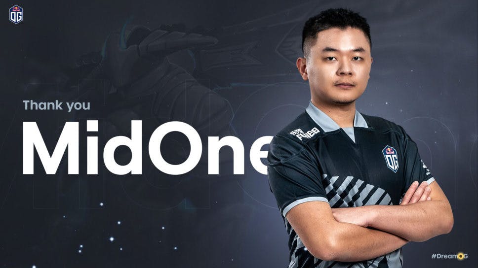 OG release MidOne after failure to qualify for Dota 2 Major cover image
