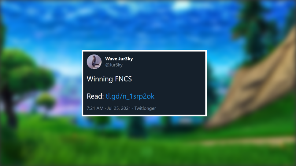 Jur3ky on life after FNCS win: “I didn’t have the drive I had when I was striving to be the best. It all just faded away, as if it was never there.” cover image