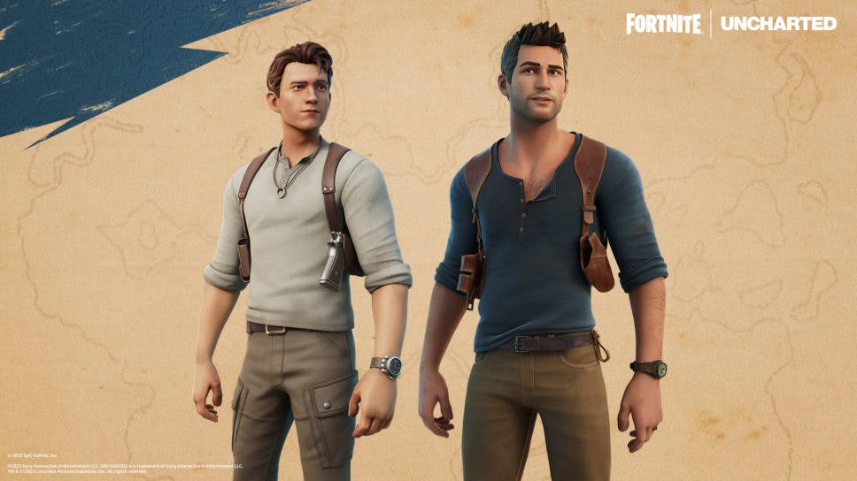 ‘Uncharted’ meets Fortnite! Drop on the Island as Nathan Drake or Chloe Frazer cover image