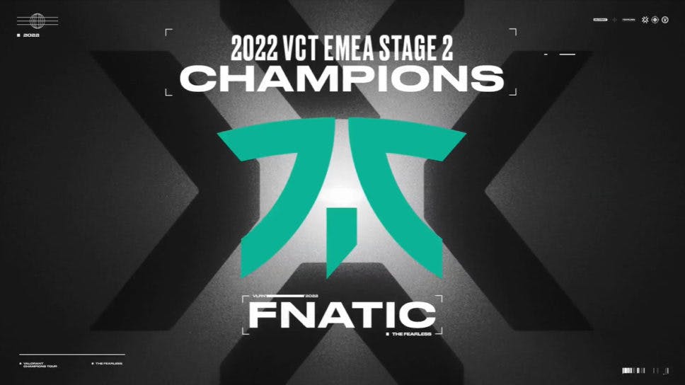 8 wins in a row: Fnatic crowned champions of EMEA Challengers Stage 2 without losing a single match cover image