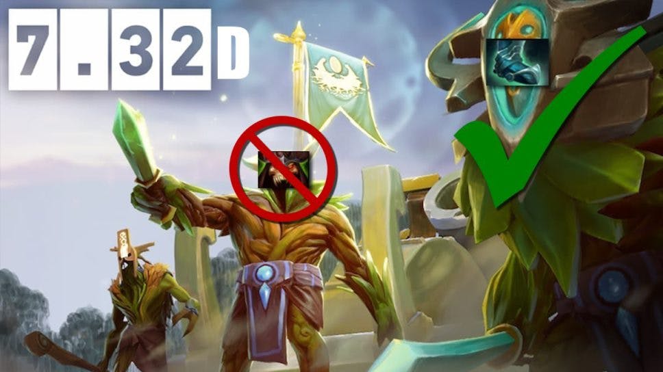 Dota 2 patch 7.32d nerfs Wraith pact and buffs tons of other items cover image