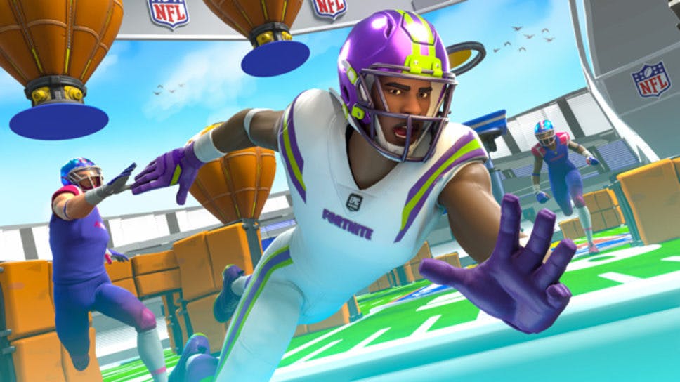 Fortnite x NFL enters the metaverse with NFL Zone creative map cover image