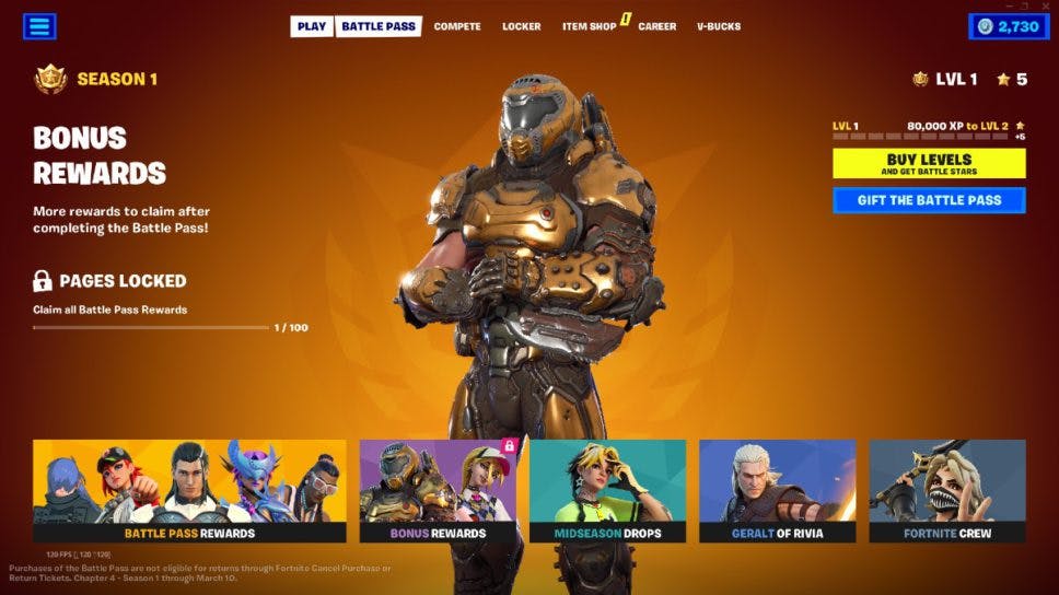 Fortnite Chapter 4 Battle Pass: how to unlock everything cover image