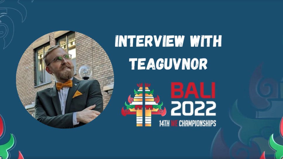 TeaGuvnor talks about the importance of national tournaments at IESF 14th World Esports Championship Bali 2022 cover image