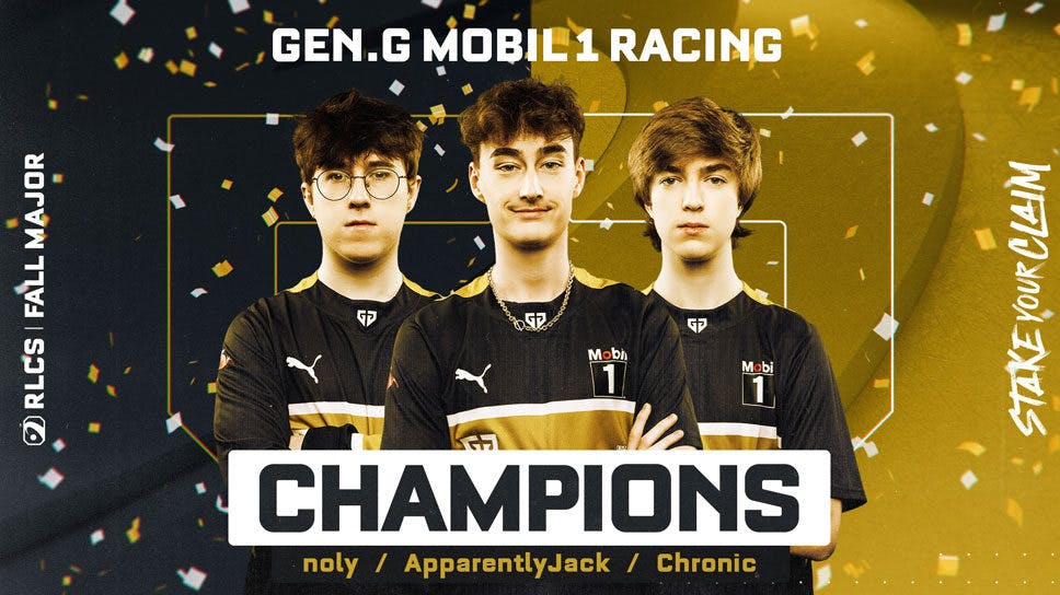 Gen.G Mobil1 Racing is the winner of RLCS Fall Major cover image
