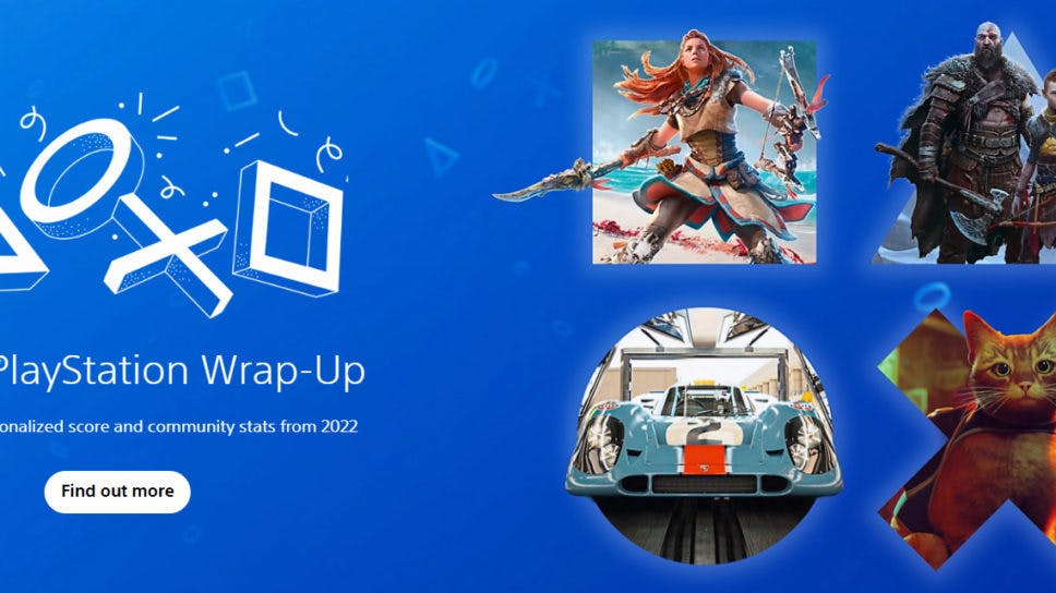 How to see your PlayStation Wrap-Up 2022 cover image