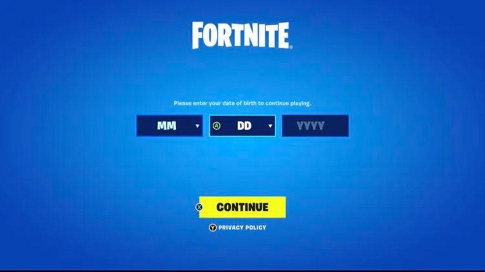 Fortnite asking for birthday: Here’s why cover image