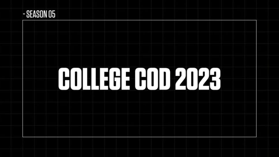 2023 College CoD season gets revised format due to scheduling conflicts cover image