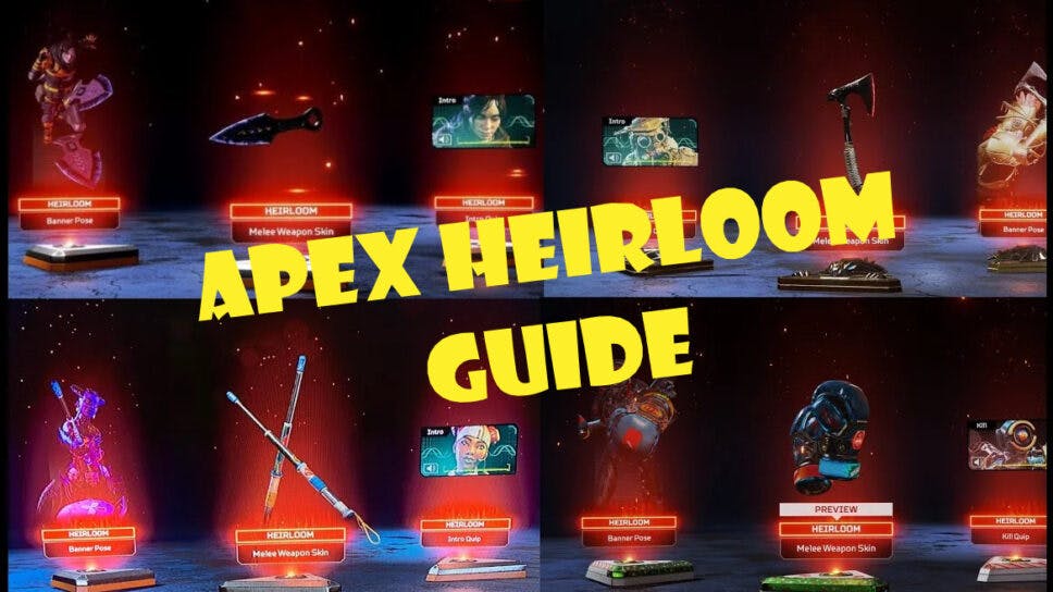The ultimate Apex Legends Heirloom guide cover image
