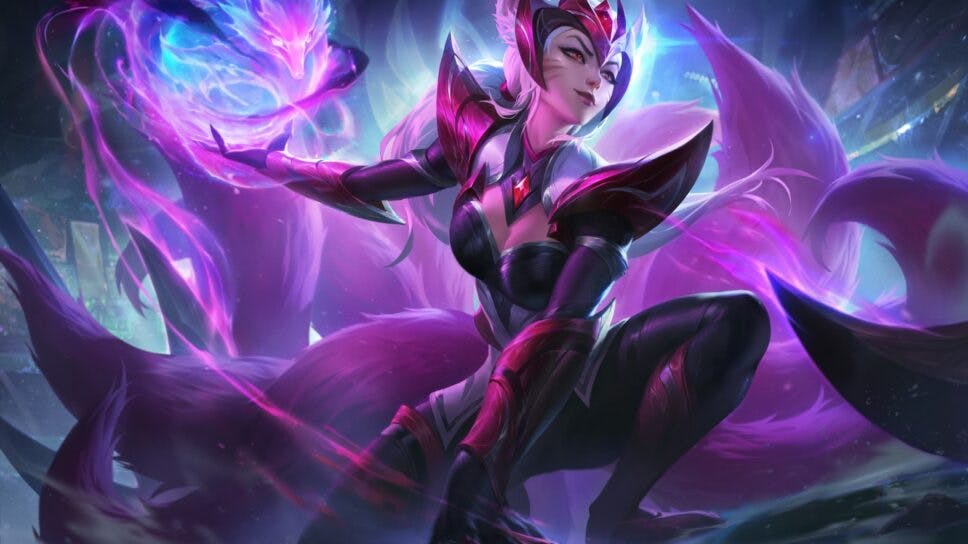 Ahri’s foxy new League of Legends update refreshes sounds, splash arts, and animations cover image