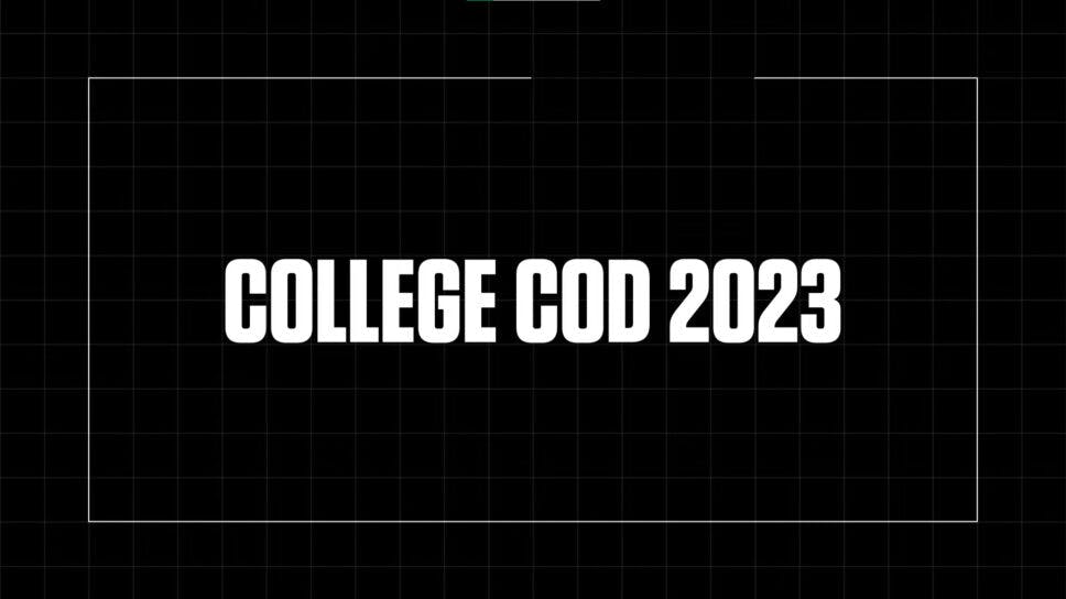 College CoD schedule for 2023 season: dates, matches, and streams cover image
