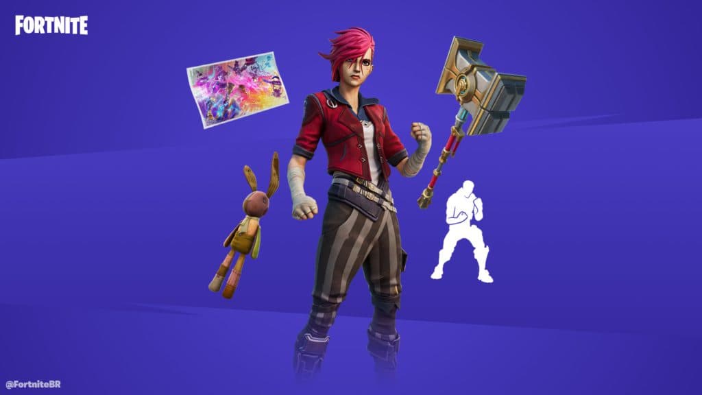 Arcane Vi Set in Fortnite.