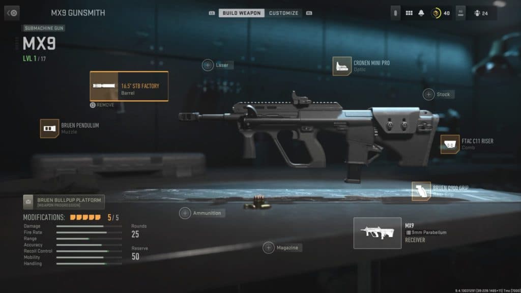 The best attachments to use on the MX9 in MW2 (esports.gg)