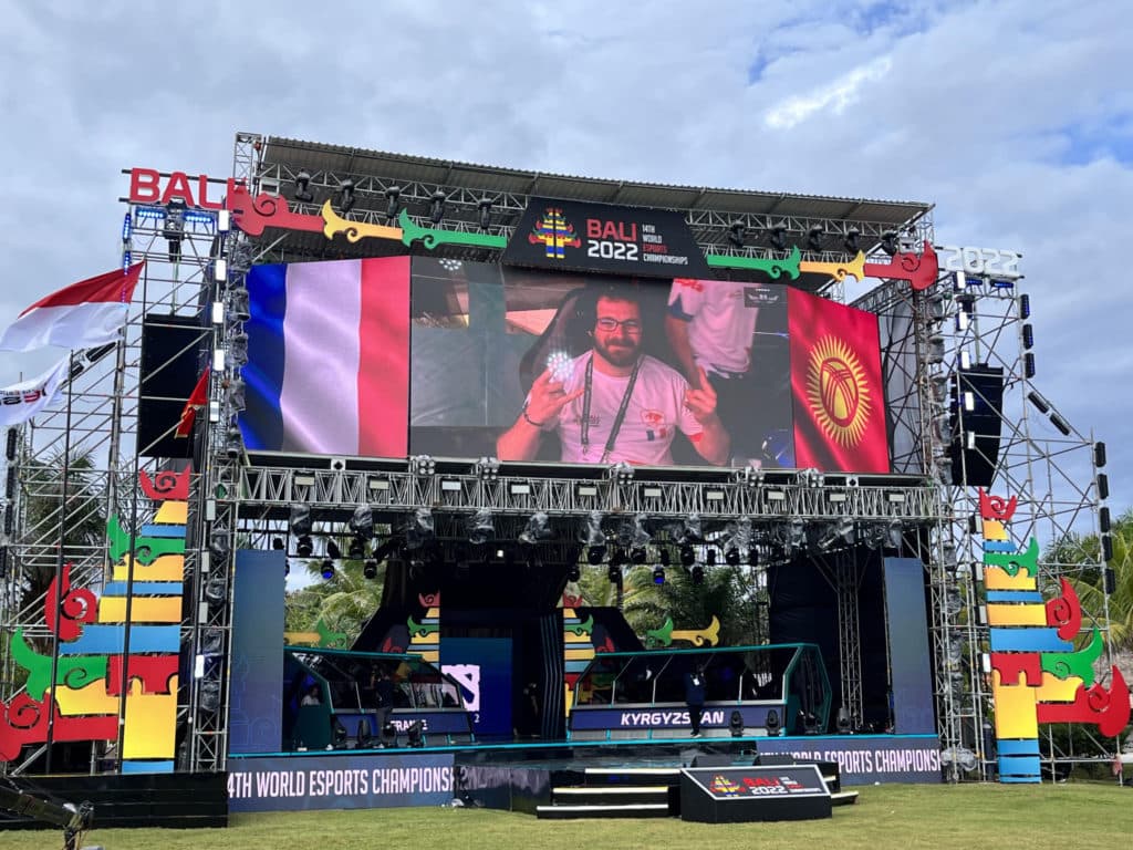 IESF WEC 2022 Bali stage at Merusaka Hotel (Image by esports.gg)