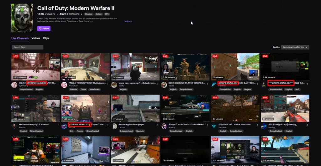 How to unlock Modern Warfare 2 (MW2) Twitch Drops Esports.gg