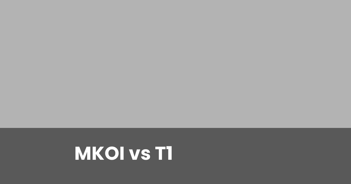 MKOI vs T1 썸네일