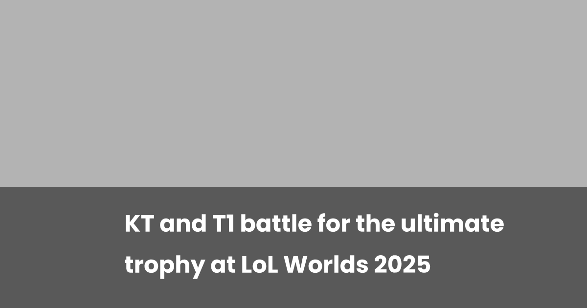 esports.gg 결승 썸네일