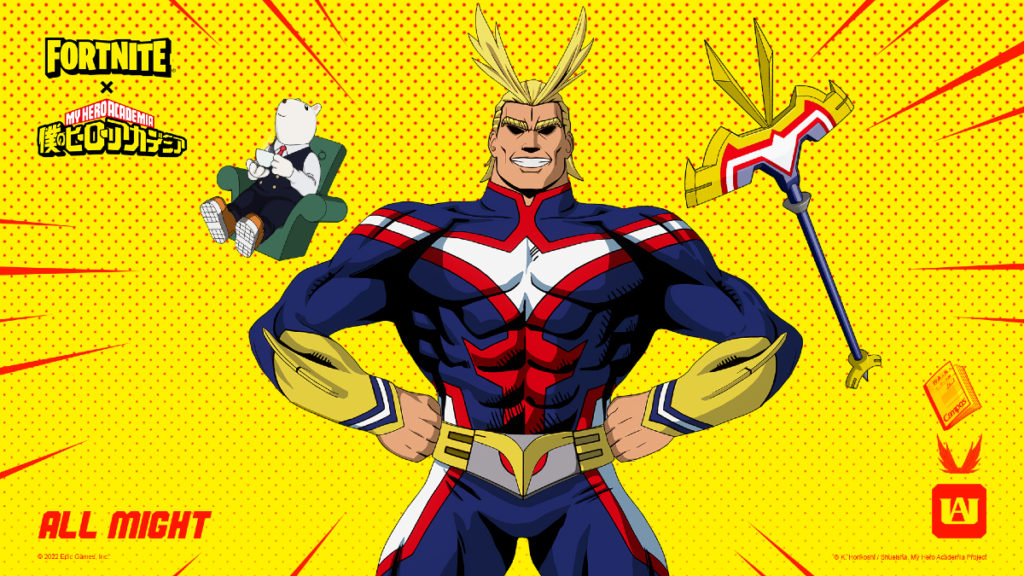 All Might cosmetic items