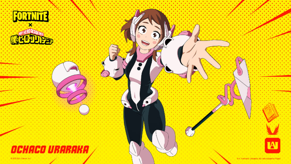 Ochaco Uraraka cosmetic set